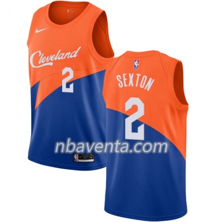 Camiseta Hombre Cleveland Cavaliers Collin Sexton 2 2018-19 Nike City Edition Azul Swingman Camiseta Hombre Cleveland Cavaliers Collin Sexton 2 2018-19 Nike City Edition Azul Swingman